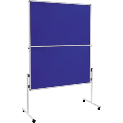 LEGAMASTER ECONOMY Moderationswand klappbar 150x120cm blau, Aluminium, 1200 mm, 1500 mm, 22,1 mm, 6,14 kg, 820 mm 7-209400