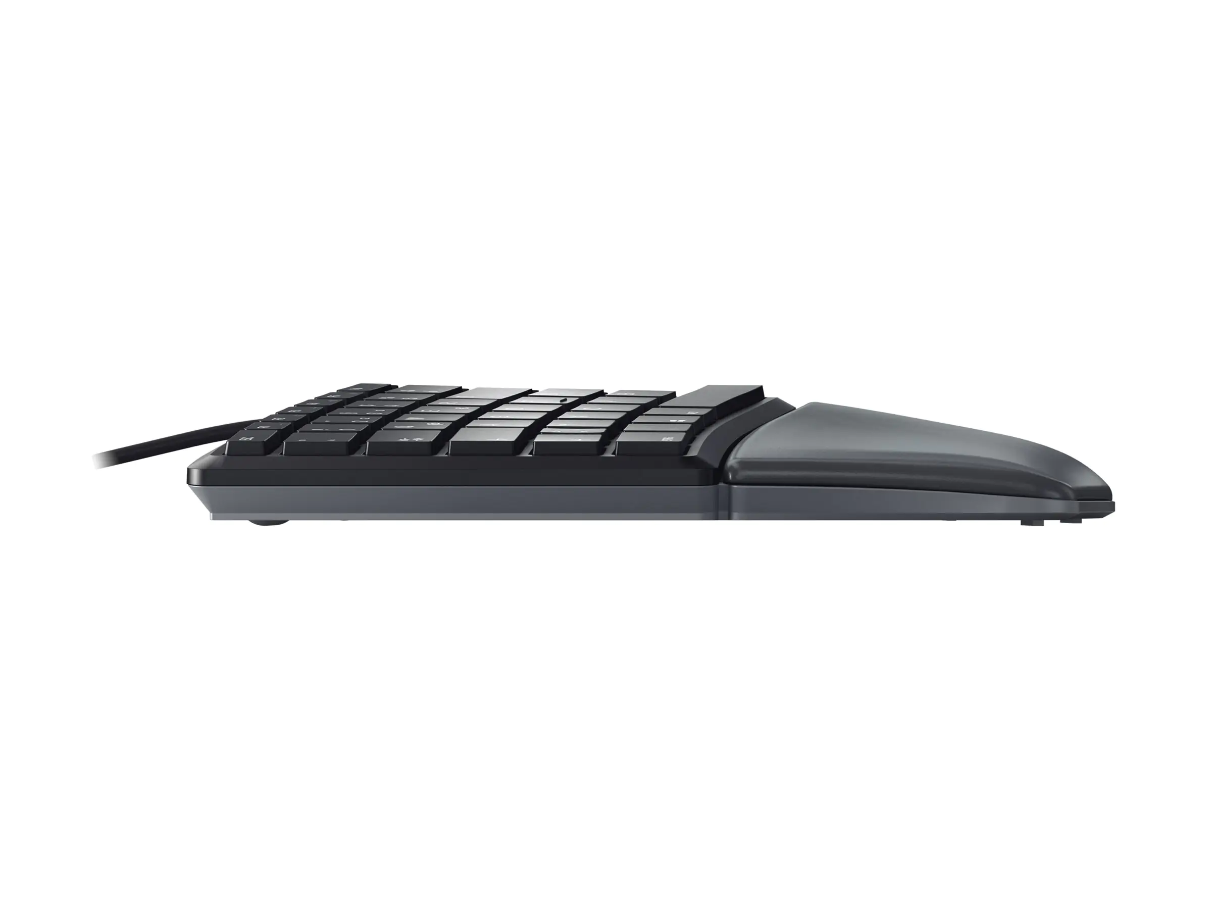 CHERRY KC 4500 ERGO - Tastatur - USB - QWERTZ - Deutsch - Schwarz