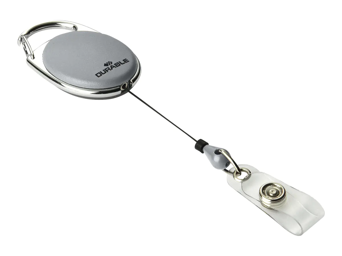 Durable STYLE - Ausweishalter - Grau (Packung 8324-10