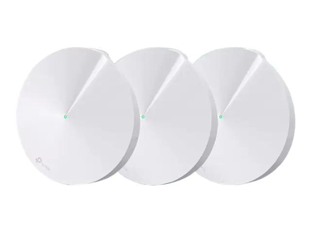 TP-Link DECO M5 - WLAN-System - bis zu 418 m² - Netz - GigE - 802.11b/g/n/ac, Bluetooth 4.2 - Dual-Band (Packung mit 3)